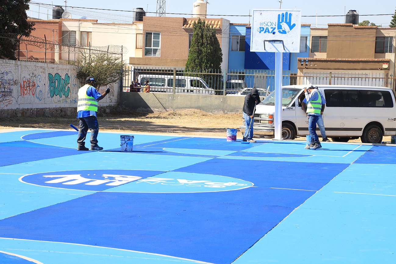 EN MARCHA REHABILITACIÓN DE UNIDADES DEPORTIVAS EN POZOS 1