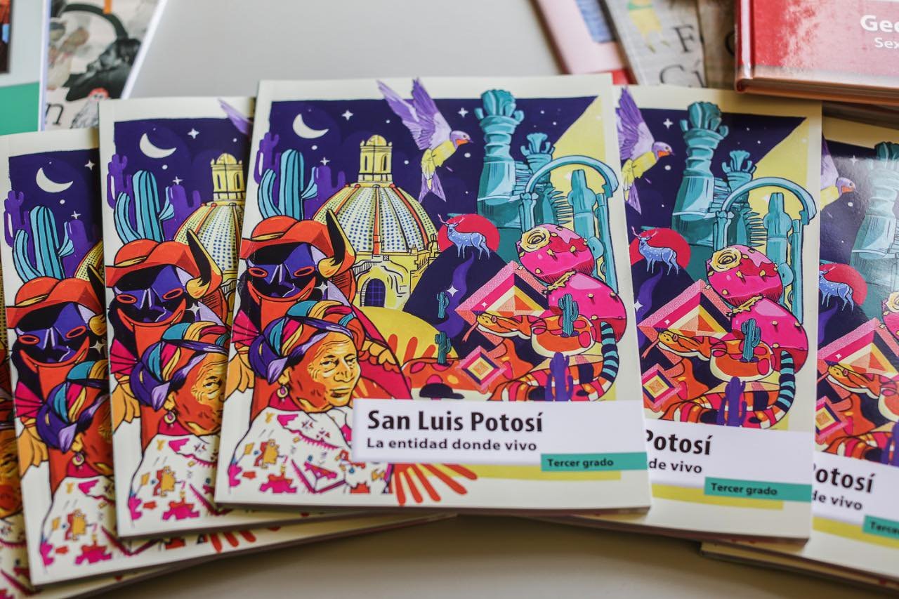 Presentan libro de 3º de primaria “San Luis Potosí, la entidad donde