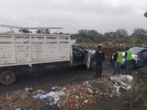 Policía de la Capital interviene ante presunto depósito clandestino de residuos